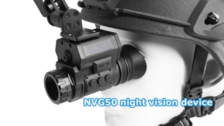 Dispositivo de visão noturna headset NVG50 resolução 2K com bússola eletrônica