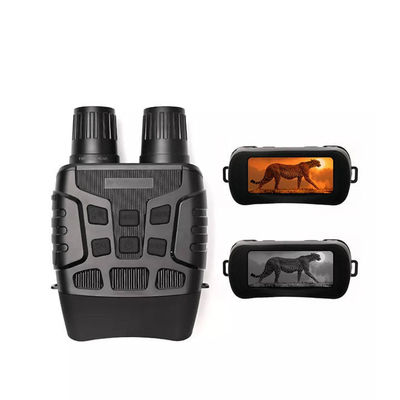 Câmera digital de caça binocular de ampliação 4X com visão noturna IR 720P e zoom 5X