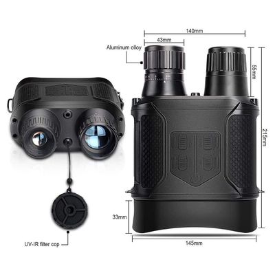 2X Magnificação Binoculares de visão noturna com LED IR de 3W 850mm