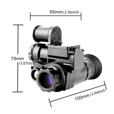 Capa Digital Montaged Visão Noturna Binoculares Avançada Reconhecimento de Vigilância Noturna