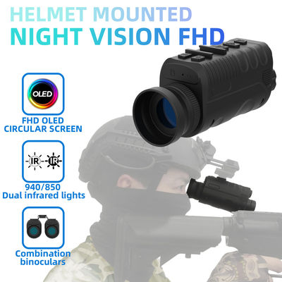 2K NVG Óculos de Visão Noturna Para Adultos PVS 14 capacete montado 4 modos de cores 4X