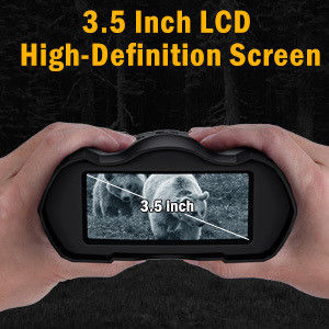 3.7V Digital Recarregável Visão Noturna Binoculares de Caça 1080P infravermelho