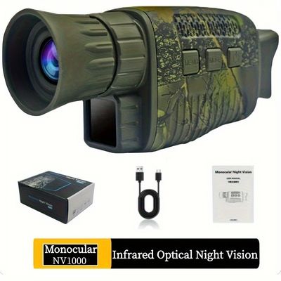 5x8 Ir Visão Óptica Visão Noturna Binóculos Infrarroxos Monoculares Térmicos 16 GB