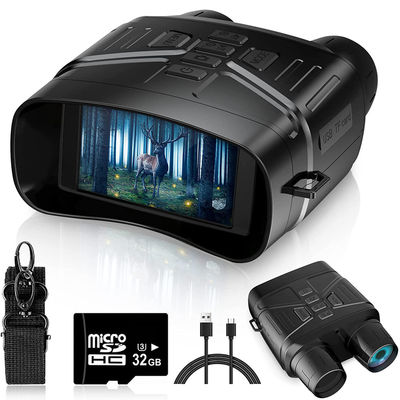 155x120x60mm IR Nv4000 4k HD Visão Noturna Óculos Binoculares Construídos em 4000mah Baterias
