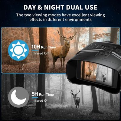 Óculos de visão nocturna de infravermelho real 4.5V 6.0V Voltagem de operação digital