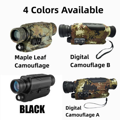 Telescópio Binoculares Visão Noturna 200m Visão Noturna Disposição monocular 190x83x56mm