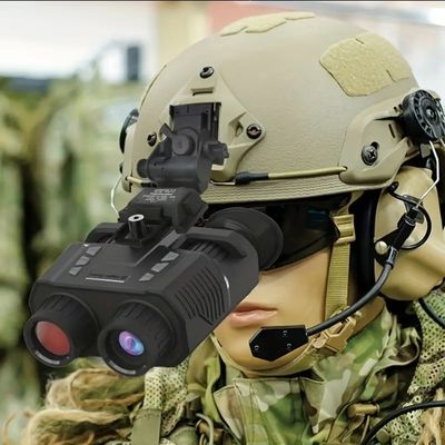 Sistema de Visão Noturna IR Digital Binóculos de Cabeça Montado Hmnvs Exército