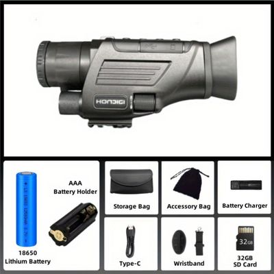 390G Visão noturna Óculos de visão monocular Caça ao ar livre e observação da vida selvagem