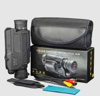 5X Visão Noturna Infravermelha Monocular HD Escópios Digitais Para Caça ao Ar Livre Envg Goggles
