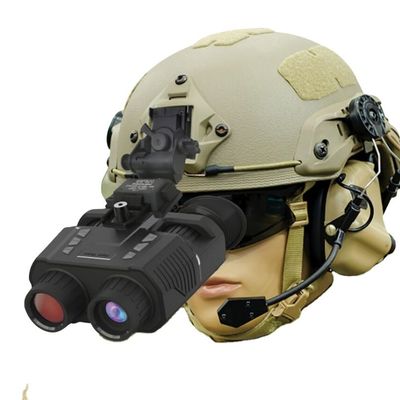 Óculos de visão tática de noite montados na cabeça 4K FHD HD 250-300m Binoculares Nvg