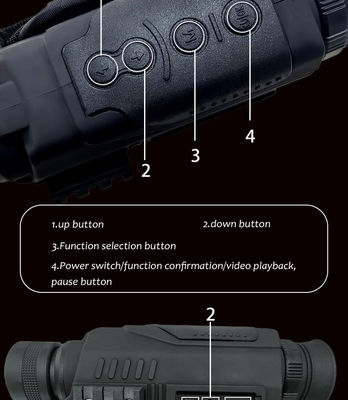 Envg Visão Noturna Binocular 6X Telescópio de Caça Digital Full Color Nvgs
