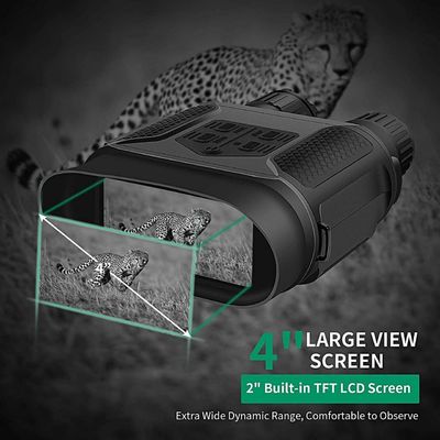 Dia e Noite Binoculares LCD Display 3,5 a 7x Magnificação