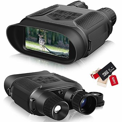 Dia e Noite Binoculares LCD Display 3,5 a 7x Magnificação