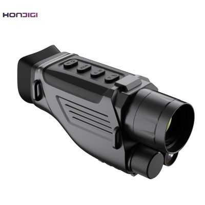 Visão nocturna de infravermelho de longo alcance Monocular Lente de 32 mm Função de câmera de ajuste de tempo