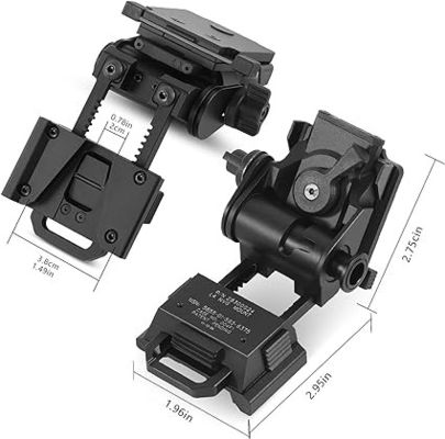 5.76oz Óculos de visão noturna capacete binóculos montados NVG L4G24 Metal