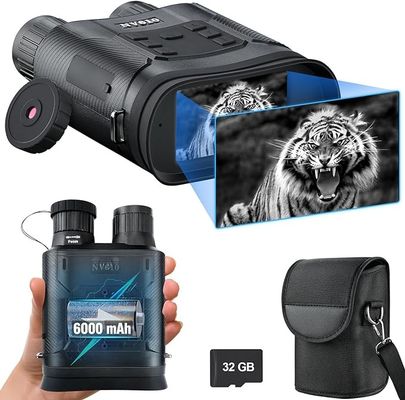 Visão Noturna Binóculos IR Iluminação 1,5m-400m 1080P 850NM LED 256GB Dia Noite