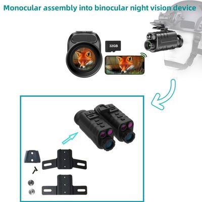 9 milhões de resolução de imagem fotográfica 31mm IR LED óculos de visão noturna 1080P