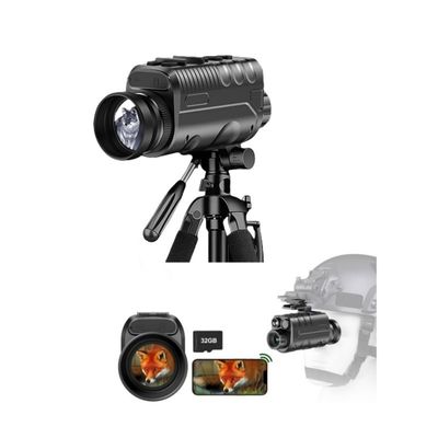Dispositivo de tiro de longa distância de peso leve, câmera HD de precisão monocular 4K 6X 4X tática
