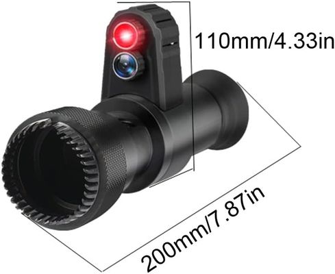 Dispositivo de Visão Noturna Digital Infravermelho Dia Uso Noturno Dispositivo de Visão Noturna 500M Distância de Visão Negra Completa 4X Dispositivo de Visão Noturna Digital