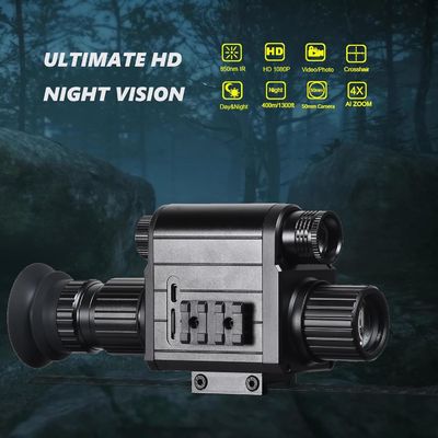 M5 Digital 1080P Day &amp; Night Vision Rifle Scope Hunting Monocular Camera com 850 ou 940nm IR (M5-50-IR940-GP)