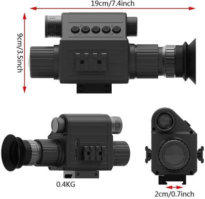M5 Digital 1080P Day &amp; Night Vision Rifle Scope Hunting Monocular Camera com 850 ou 940nm IR (M5-50-IR940-GP)