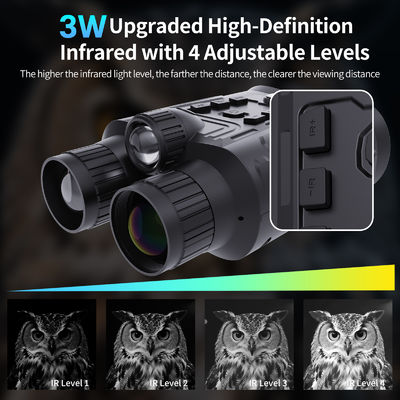 Binóculos de Visão Noturna Infravermelha Mini90 com Zoom Óptico 6X, Fotos de 40MP e Vídeo 4K, Bateria de 15 Horas, Veja no Escuro para Pesca, Passeios de Barco, Caminhadas e Camping