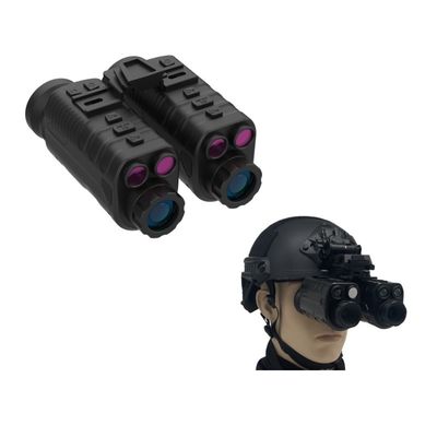 NVG07S Óculos de visão nocturna infravermelhos com resolução de vídeo 4K e lente objetiva de 25 mm alimentados por bateria de lítio recarregável
